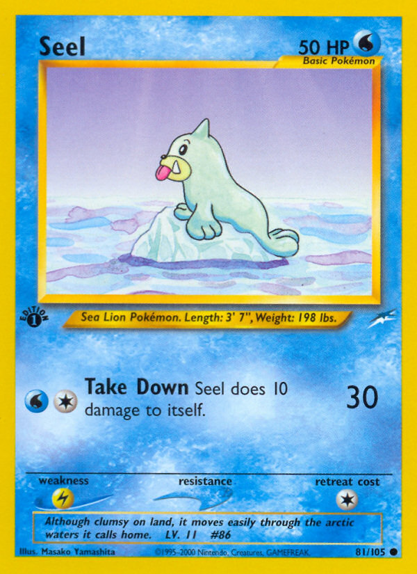 Seel (81/105) [Neo Destiny 1st Edition] | Good Games Cannington