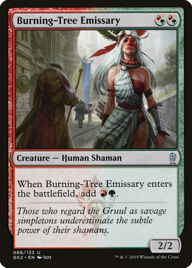 Burning-Tree Emissary [Ravnica Allegiance Guild Kit] | Good Games Cannington