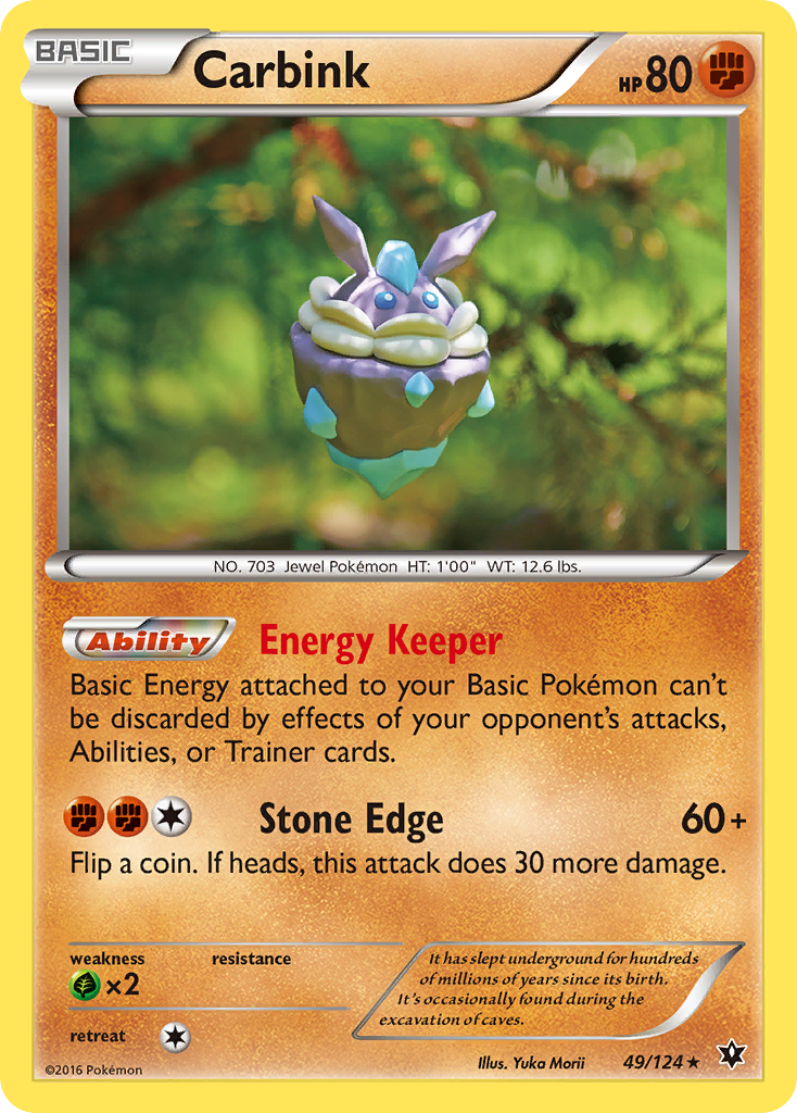 Carbink (49/124) [XY: Fates Collide] | Good Games Cannington