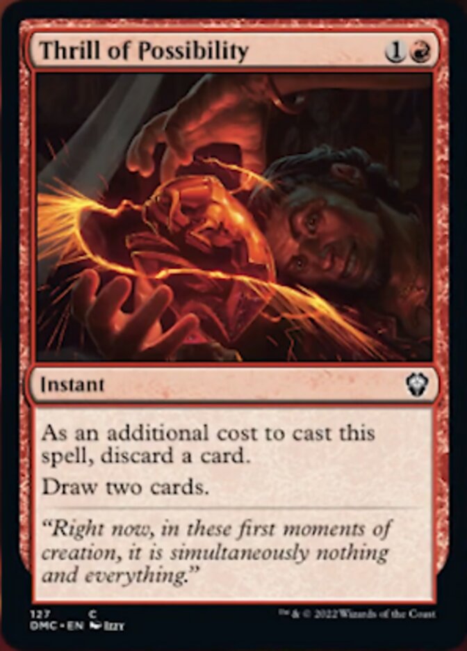 Thrill of Possibility [Dominaria United Commander] | Good Games Cannington