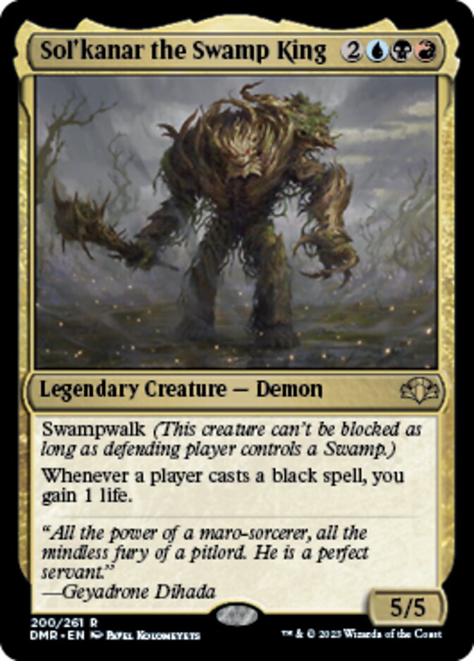 Sol'kanar the Swamp King [Dominaria Remastered] | Good Games Cannington