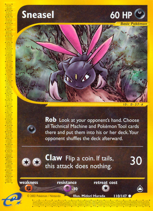 Sneasel (110/147) [Aquapolis] | Good Games Cannington