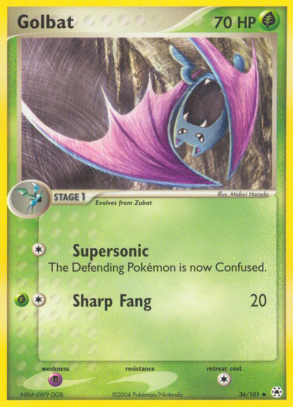 Golbat (36/101) [EX: Hidden Legends] | Good Games Cannington