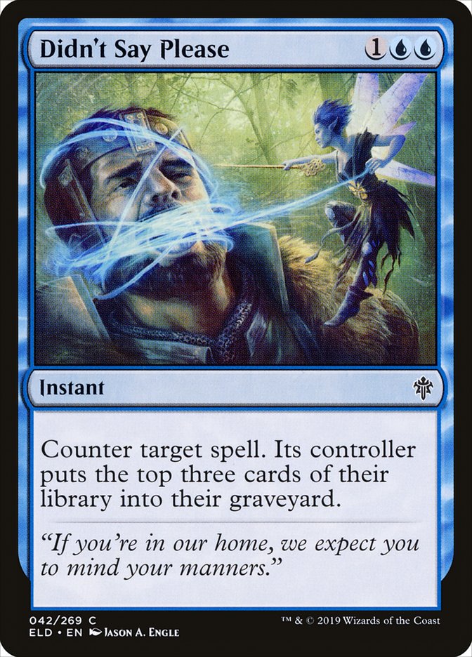 Didn't Say Please [Throne of Eldraine] | Good Games Cannington