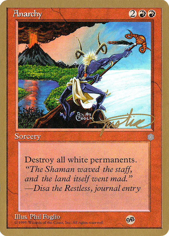 Anarchy (Mark Justice) (SB) [Pro Tour Collector Set] | Good Games Cannington