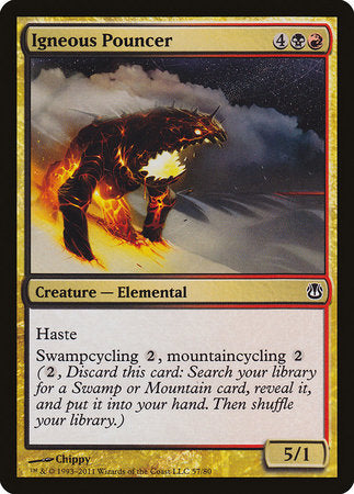 Igneous Pouncer [Duel Decks: Ajani vs. Nicol Bolas] | Good Games Cannington
