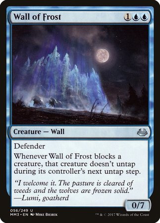 Wall of Frost [Modern Masters 2017] | Good Games Cannington