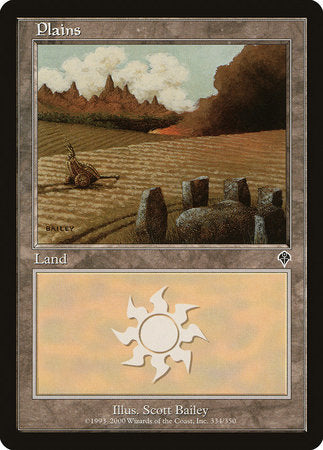 Plains (334) [Invasion] | Good Games Cannington