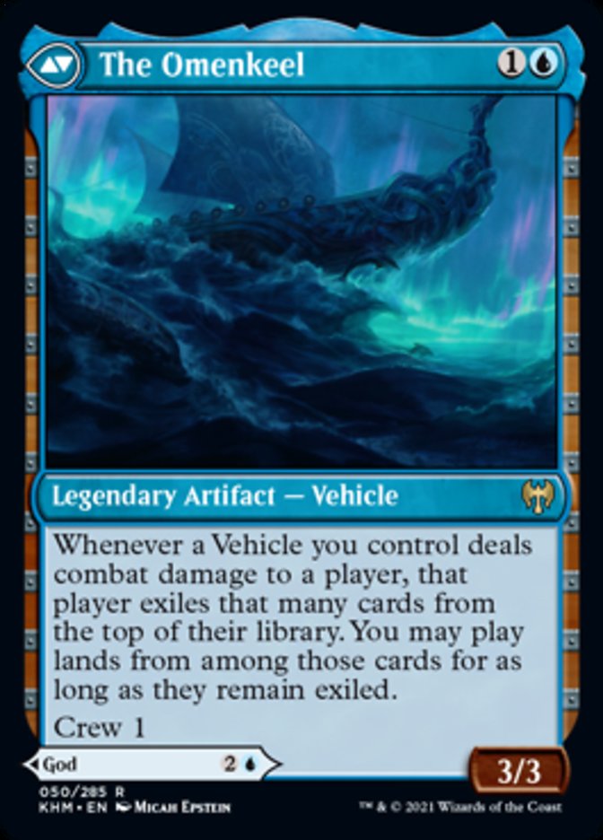 Cosima, God of the Voyage // The Omenkeel [Kaldheim] | Good Games Cannington