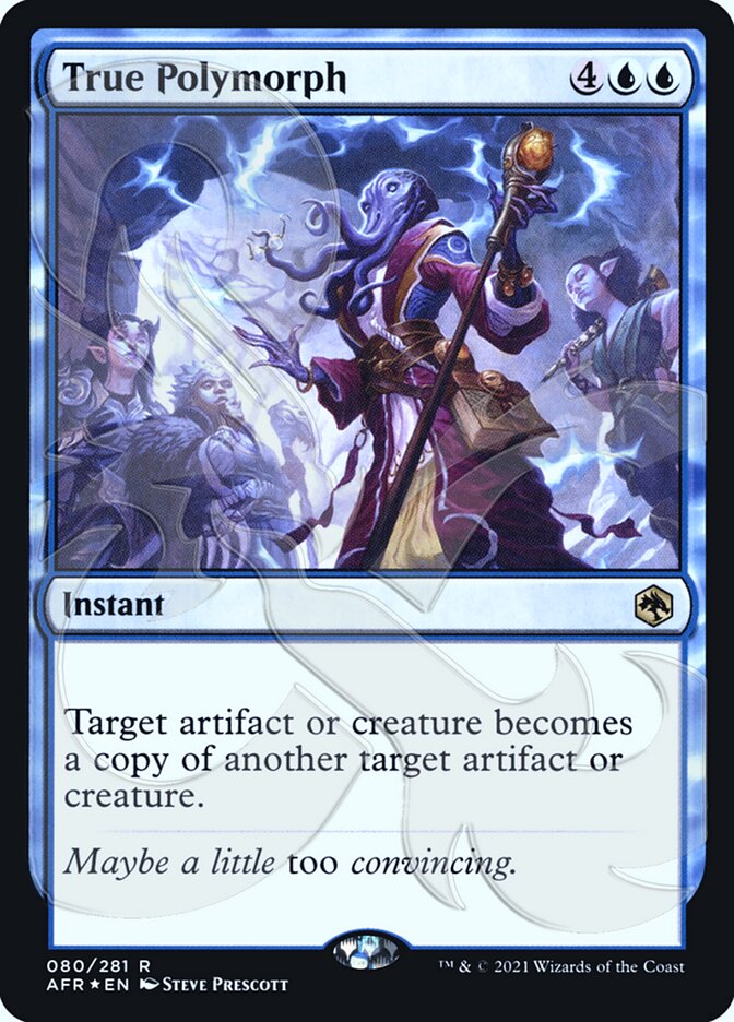 True Polymorph (Ampersand Promo) [Dungeons & Dragons: Adventures in the Forgotten Realms Promos] | Good Games Cannington