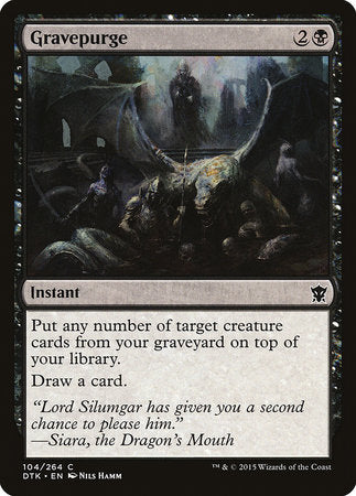 Gravepurge [Dragons of Tarkir] | Good Games Cannington