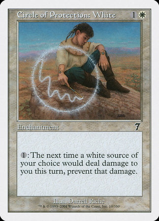 Circle of Protection: White [Seventh Edition] | Good Games Cannington