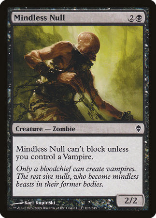 Mindless Null [Zendikar] | Good Games Cannington