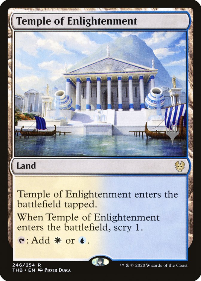 Temple of Enlightenment (Promo Pack) [Theros Beyond Death Promos] | Good Games Cannington