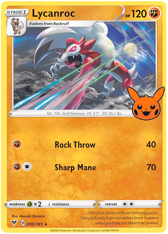 Lycanroc (095/185) [Trick or Trade 2023] | Good Games Cannington