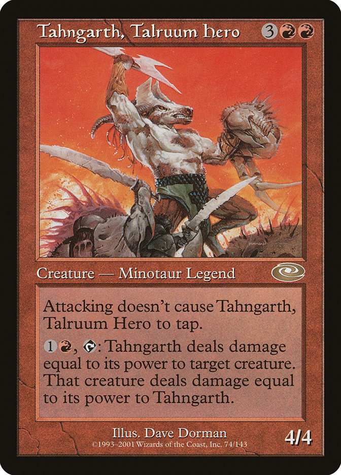 Tahngarth, Talruum Hero (Dave Dorman) [Planeshift] | Good Games Cannington