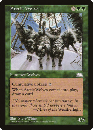 Arctic Wolves [Weatherlight] | Good Games Cannington