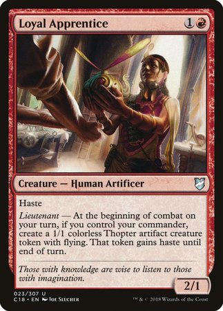 Loyal Apprentice [Commander 2018] | Good Games Cannington