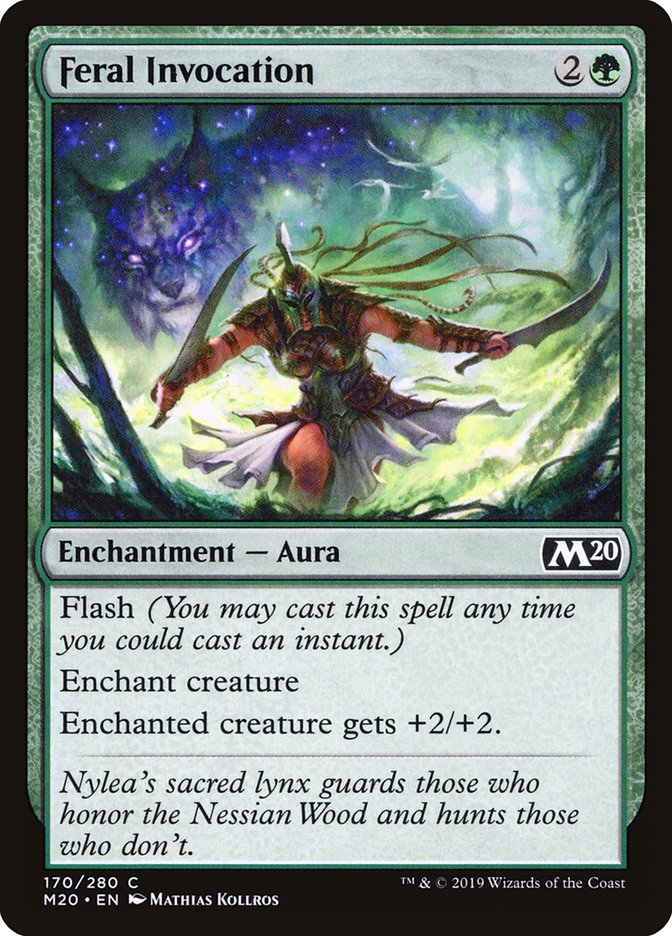 Feral Invocation [Core Set 2020] | Good Games Cannington