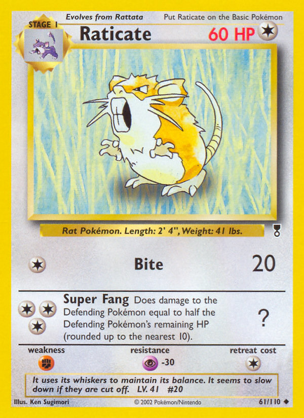Raticate (61/110) [Legendary Collection] | Good Games Cannington