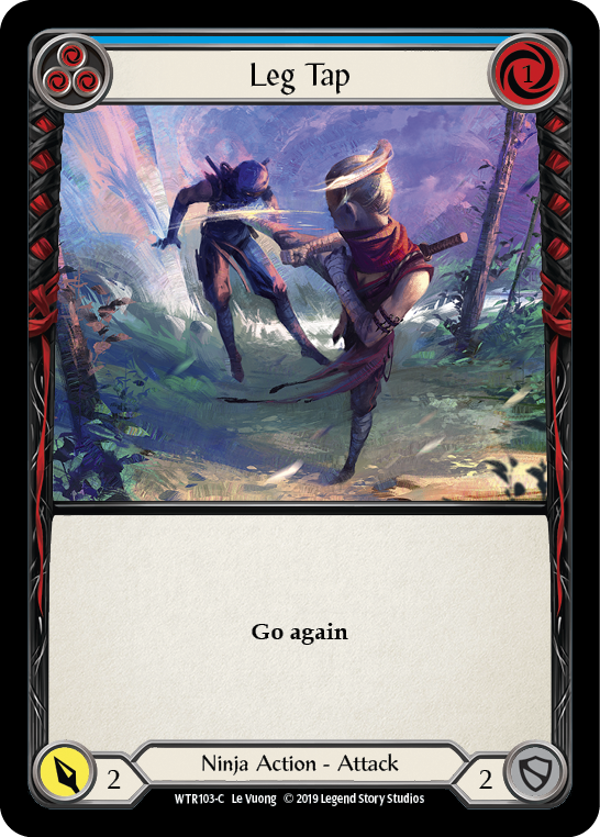 Leg Tap (Blue) [WTR103-C] Alpha Print Normal | Good Games Cannington