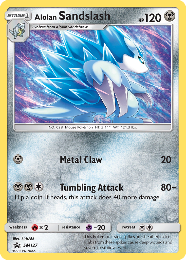 Alolan Sandslash (SM127) [Sun & Moon: Black Star Promos] | Good Games Cannington