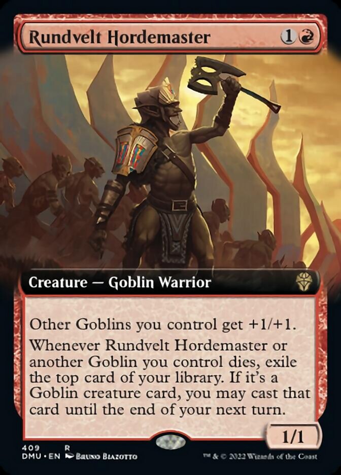 Rundvelt Hordemaster (Extended Art) [Dominaria United] | Good Games Cannington