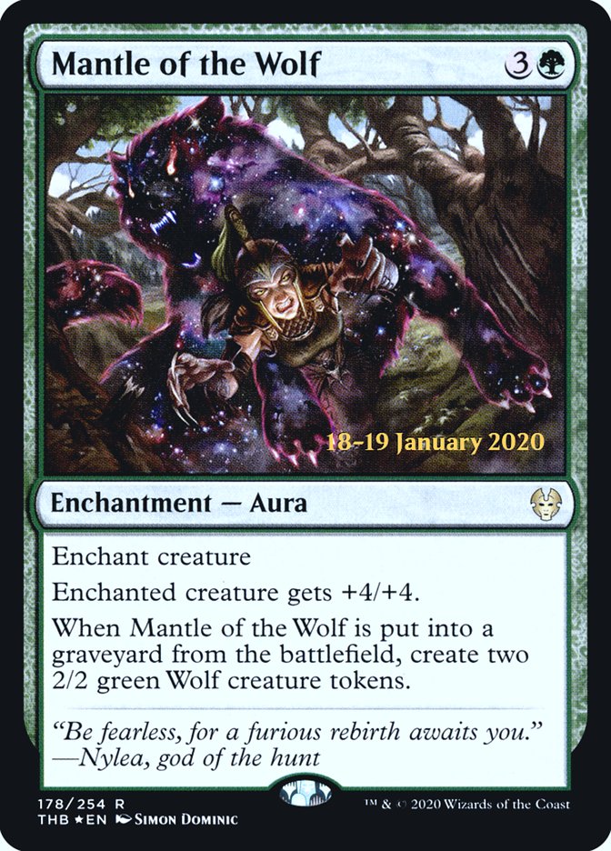 Mantle of the Wolf [Theros Beyond Death Prerelease Promos] | Good Games Cannington