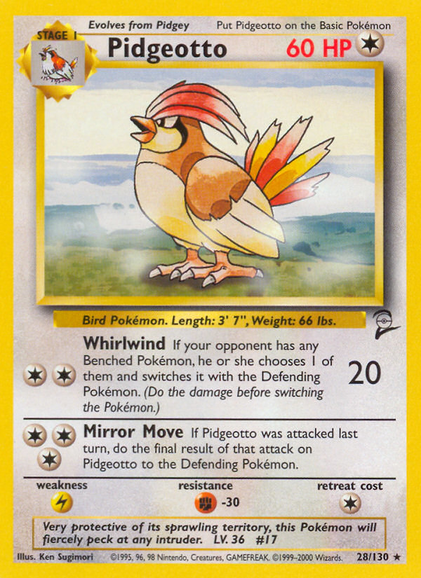 Pidgeotto (28/130) [Base Set 2] | Good Games Cannington