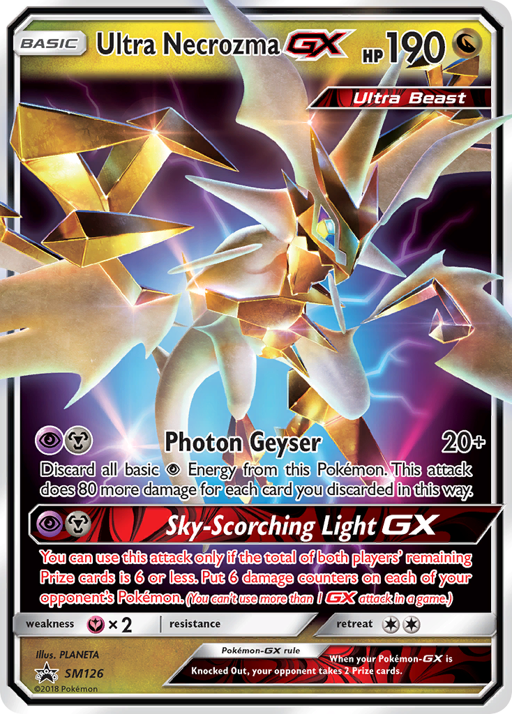 Ultra Necrozma GX (SM126) [Sun & Moon: Black Star Promos] | Good Games Cannington
