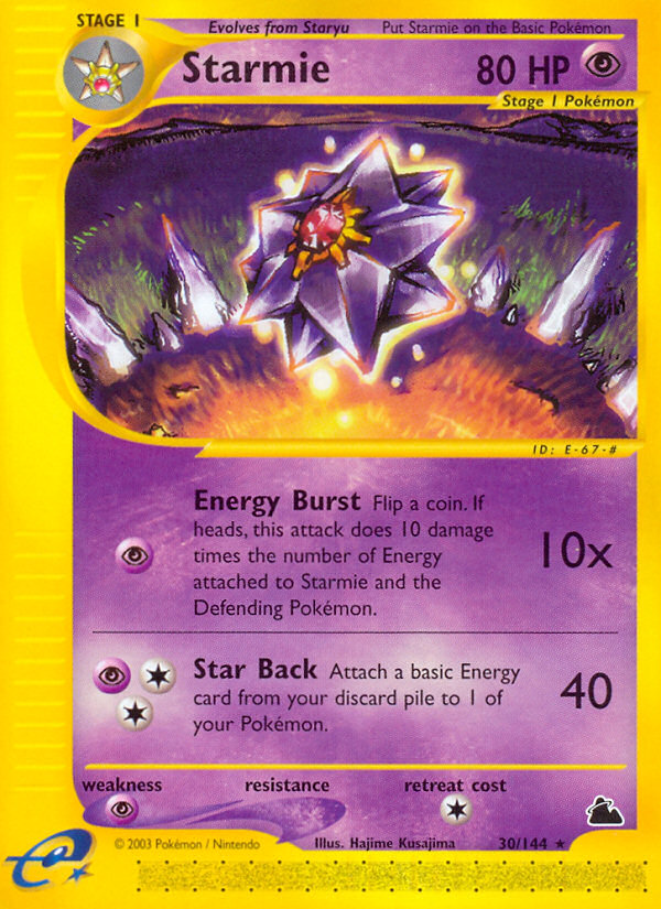 Starmie (30/144) [Skyridge] | Good Games Cannington