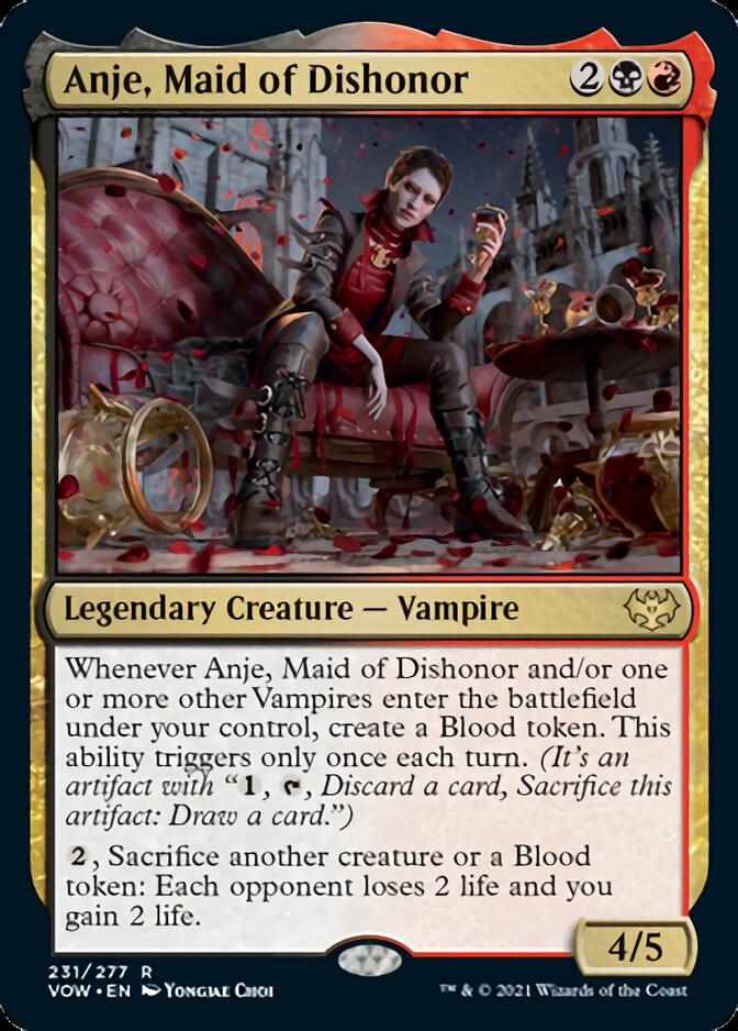Anje, Maid of Dishonor [Innistrad: Crimson Vow] | Good Games Cannington