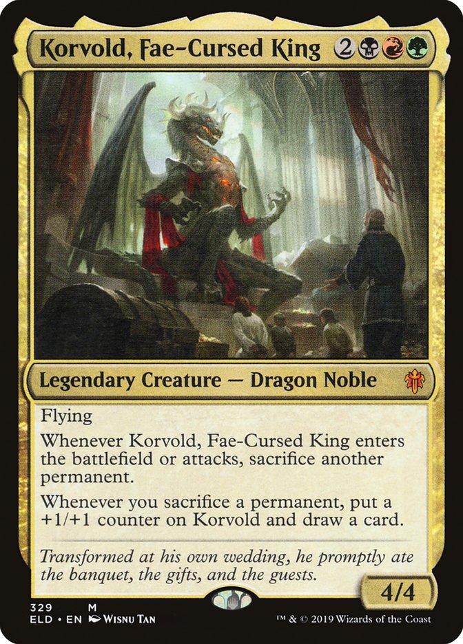 Korvold, Fae-Cursed King [Throne of Eldraine] | Good Games Cannington