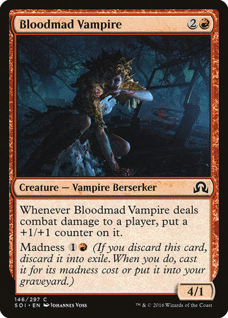 Bloodmad Vampire [Shadows over Innistrad] | Good Games Cannington