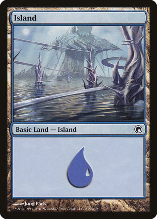 Island (235) [Scars of Mirrodin] | Good Games Cannington