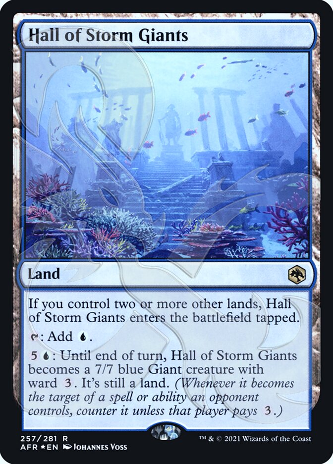 Hall of Storm Giants (Ampersand Promo) [Dungeons & Dragons: Adventures in the Forgotten Realms Promos] | Good Games Cannington