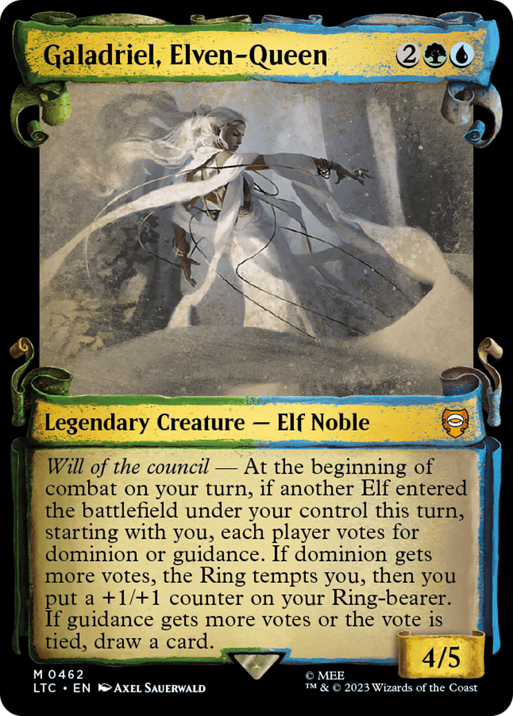 Galadriel, Elven-Queen [The Lord of the Rings: Tales of Middle-Earth Commander Showcase Scrolls] | Good Games Cannington