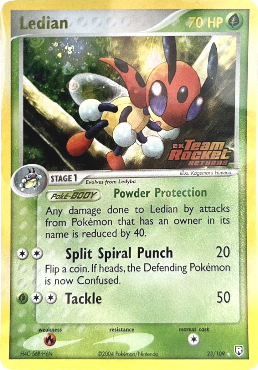 Ledian (23/109) (Stamped) [EX: Team Rocket Returns] | Good Games Cannington