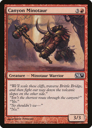 Canyon Minotaur [Magic 2011] | Good Games Cannington