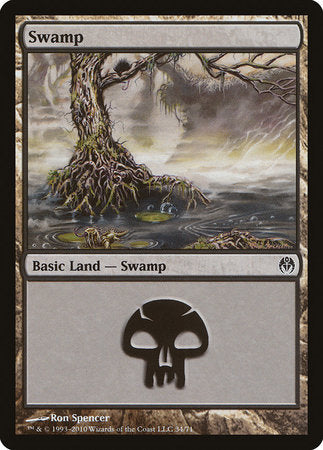 Swamp (34) [Duel Decks: Phyrexia vs. the Coalition] | Good Games Cannington