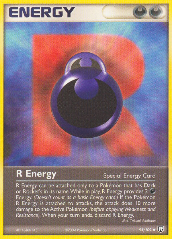 R Energy (95/109) [EX: Team Rocket Returns] | Good Games Cannington