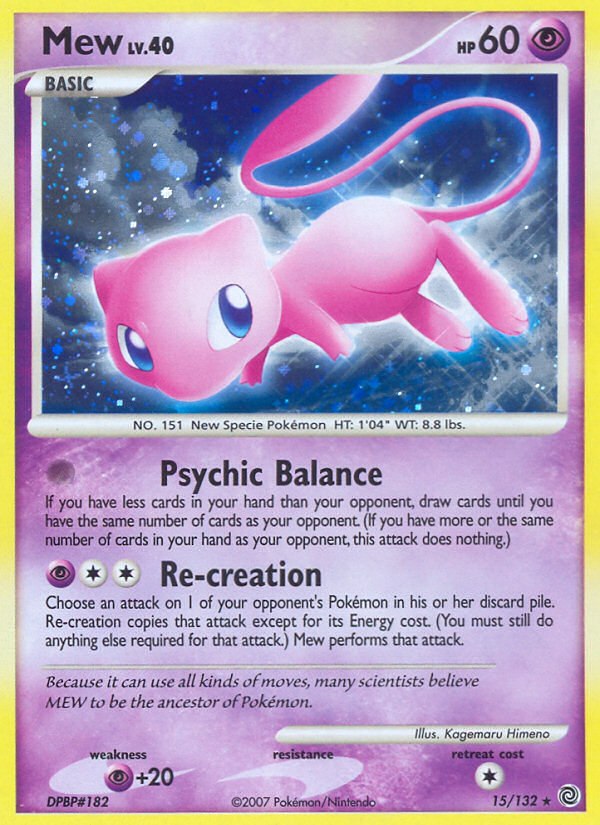 Mew (15/132) [Diamond & Pearl: Secret Wonders] | Good Games Cannington
