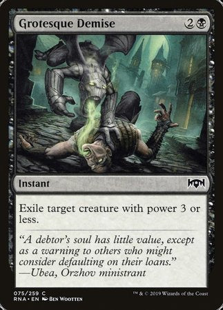 Grotesque Demise [Ravnica Allegiance] | Good Games Cannington