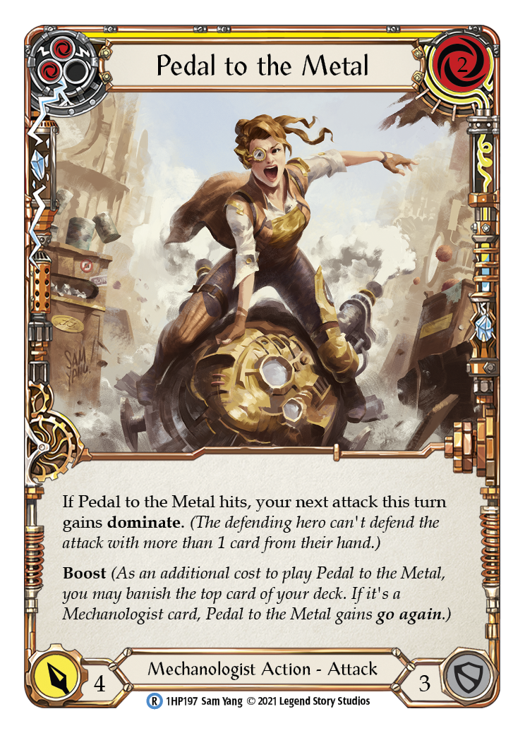Pedal to the Metal (Yellow) [1HP197] | Good Games Cannington