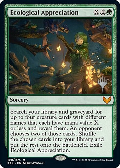 Ecological Appreciation (Promo Pack) [Strixhaven: School of Mages Promos] | Good Games Cannington