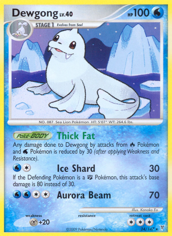 Dewgong (24/147) [Platinum: Supreme Victors] | Good Games Cannington