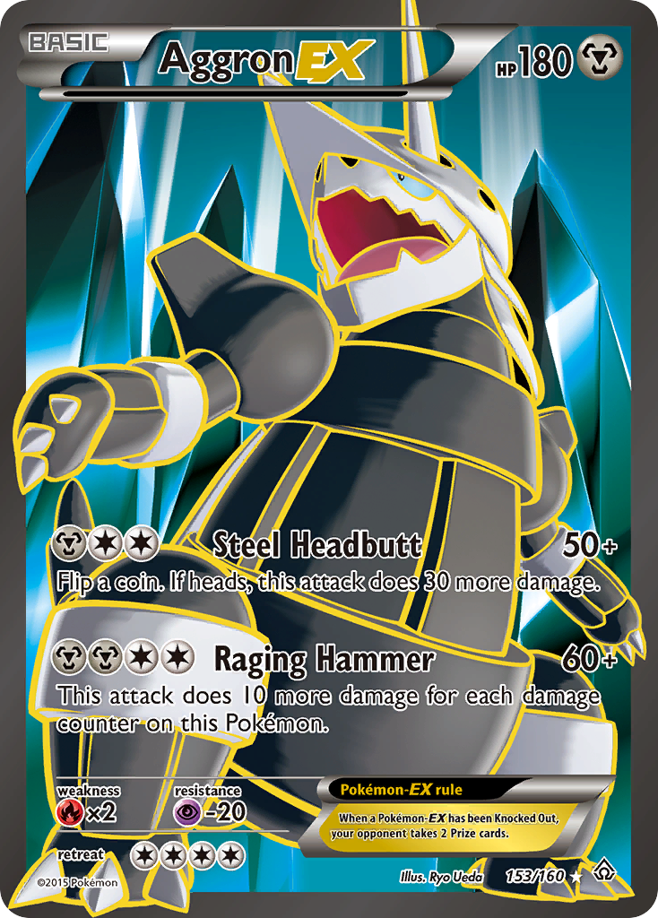 Aggron EX (153/160) [XY: Primal Clash] | Good Games Cannington