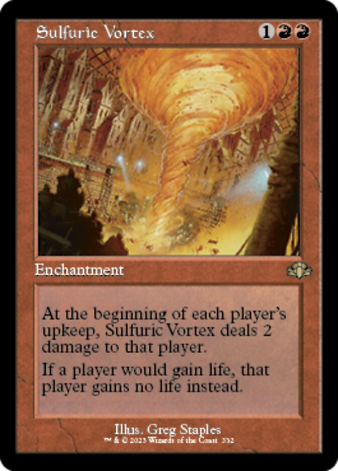 Sulfuric Vortex (Retro) [Dominaria Remastered] | Good Games Cannington