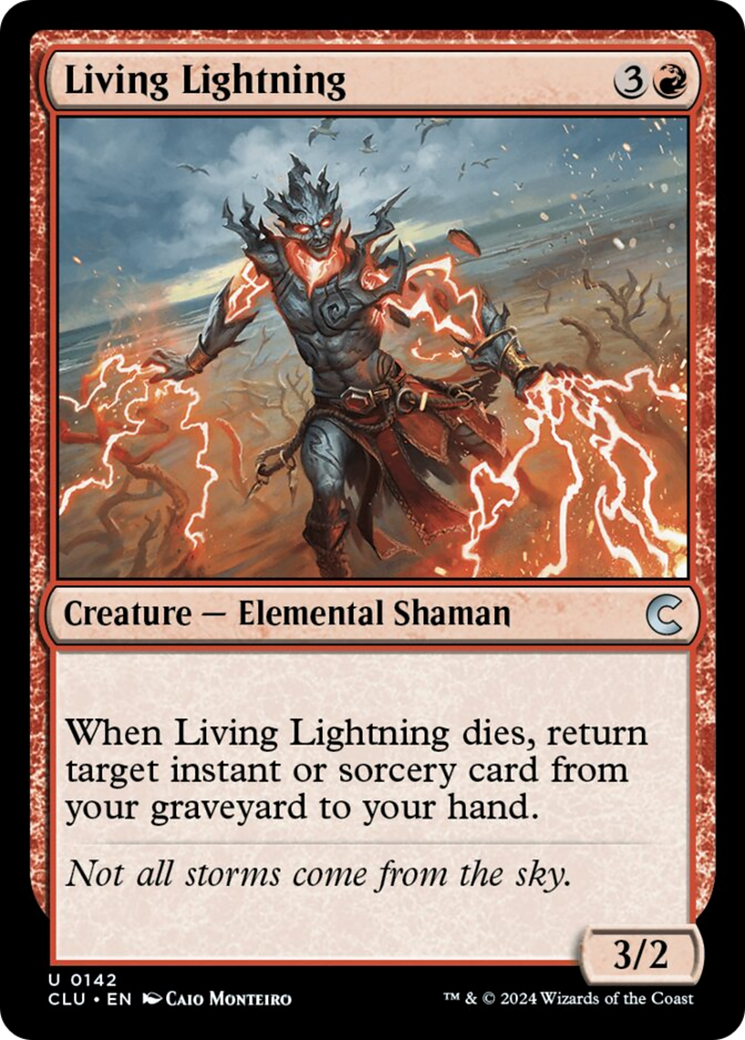 Living Lightning [Ravnica: Clue Edition] | Good Games Cannington