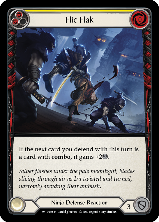 Flic Flak (Yellow) [WTR093-R] Alpha Print Normal | Good Games Cannington